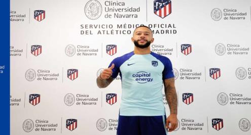 رسميًا.. أتلتيكو مدريد يعلن عن تعاقده مع ديباي